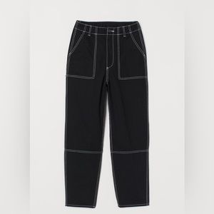 Ankle-length Cotton Pants